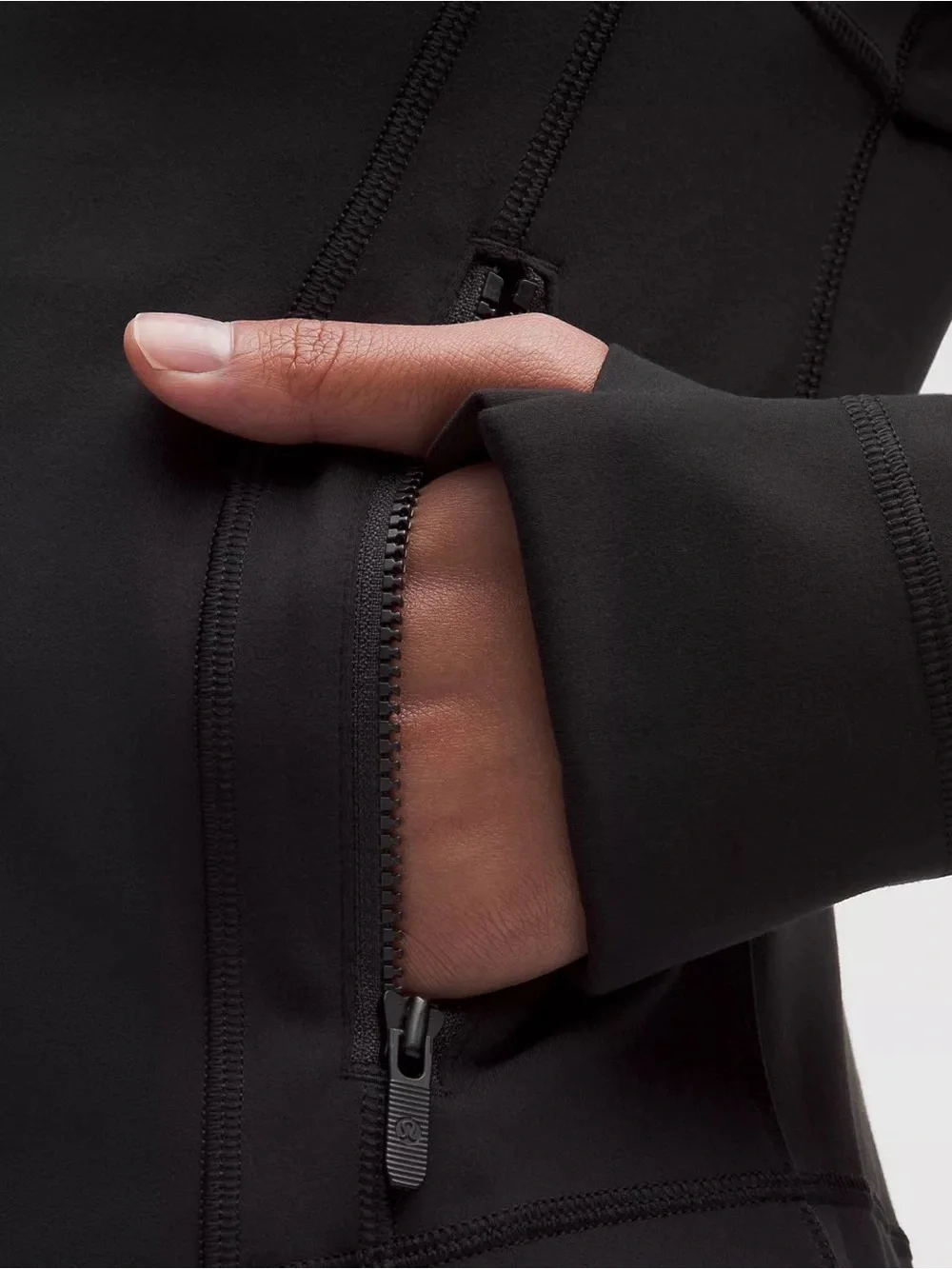 lululemon athletica Black Define Cropped Jacket